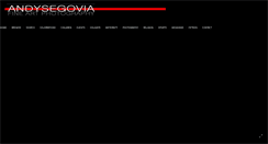 Desktop Screenshot of andysegovia.com